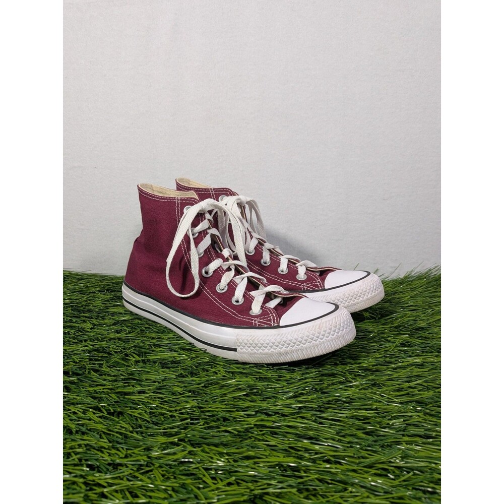 Converse Chuck Taylor All Star Maroon Wine High Top Sneaker M Sz 6 W Sz 8